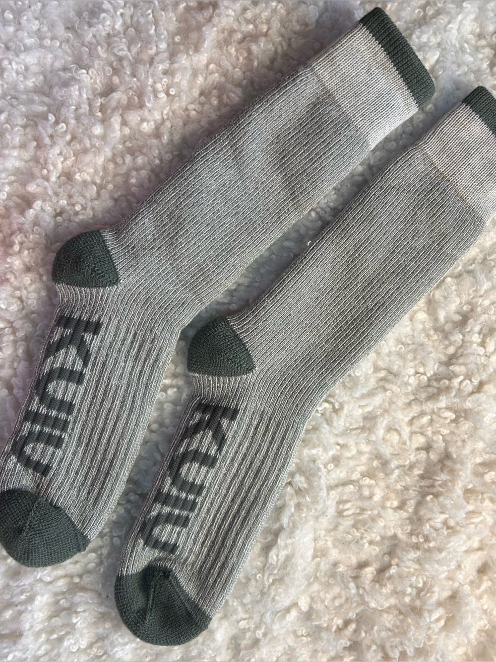KUIU green and grayish socks